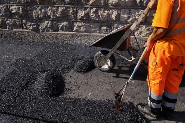 Porous Paving Installation in Broken Arrow