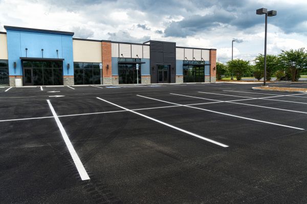 Parking Lot Blacktopping in Broken Arrow